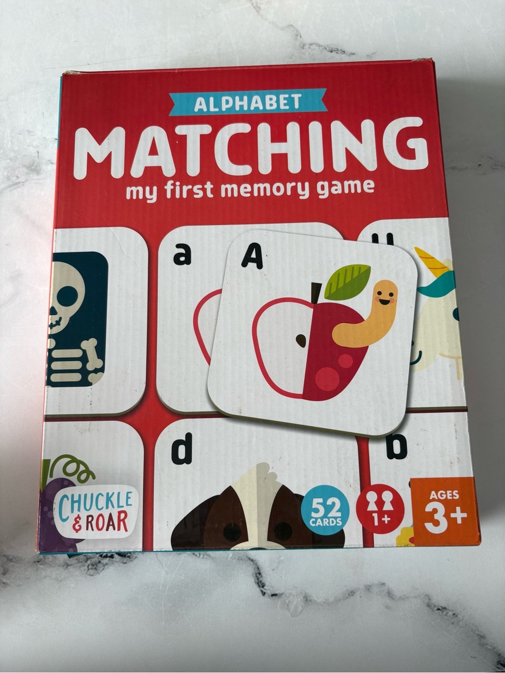 Alphabet Matching My First Memory Game - 52 cards